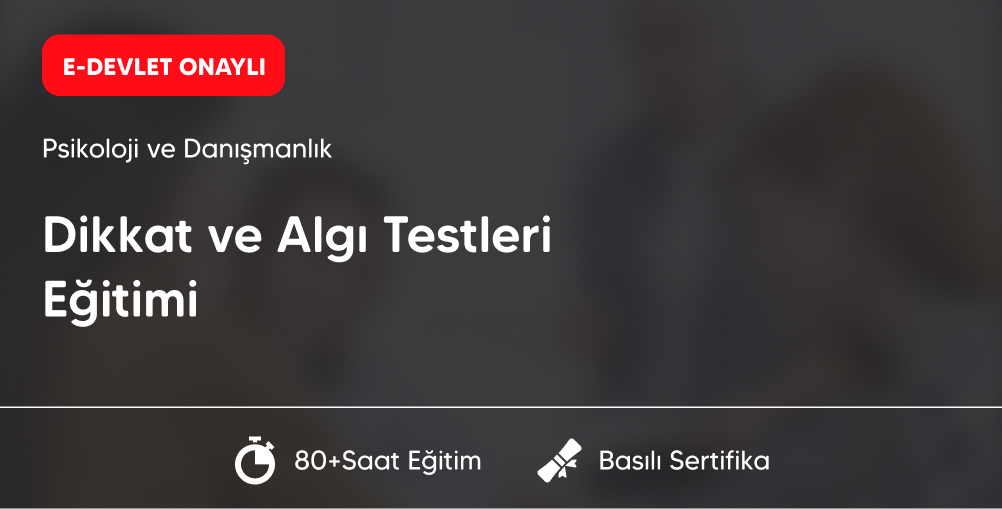 Dikkat ve Algı Testleri Eğitimi