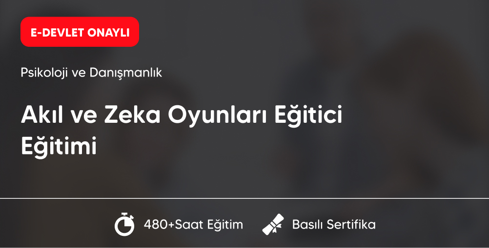 Akıl ve Zeka Oyunları Eğitici Eğitimi